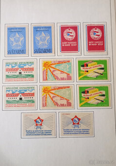 Historické zápalkové nálepky ze Slovenska 1945-58 - 18