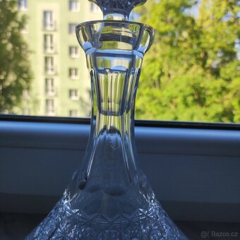 broušená karafa bohemia crystal - 18