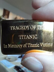 Pamětní Mince a cihličky Titanic - 18