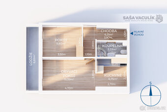 Prodej, moderní apartmán 2+kk, Všemina, okr. Zlín - 18