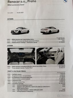 BMW M4 COMPETITION M XDRIVE CONVERTIBLE KABRIO ZARUKA 27 ČR - 18