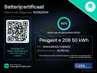 Peugeot e-208 Allure, 100Kw,50KWh,Navi,Kamera,LED.vč.DPH - 18