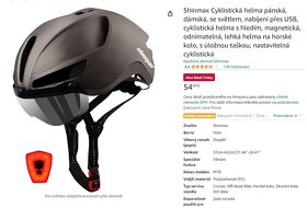helma přilba Schinmax HT-29 black vel. M-L 56-62 375g. - 18