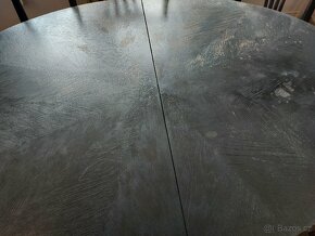 Starožitný stůl a 6 židlí - 18