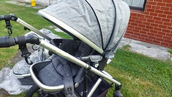 Kočárek trojkombinace,Moon Nuova city 2018 s CYBEX ATON M I- - 18