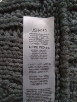 Nové unisex pletené kruhové šály ALPINE PRO - šedá, oranžová - 18