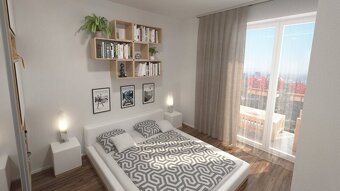Moderní byt 3+kk s balkonem, parkovacím stáním a zahradou, l - 18