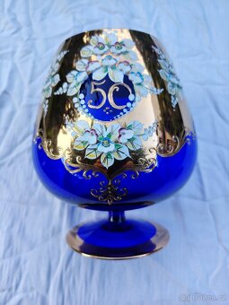 Velké modré skleněné číše - 18