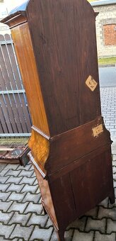 Barokní komoda s vitrínou - originál. - 18