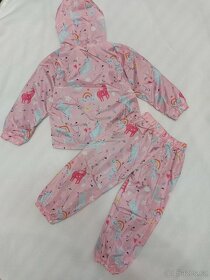Nový nepromokavý termo set Jednorožci, vel.92/98 - 18