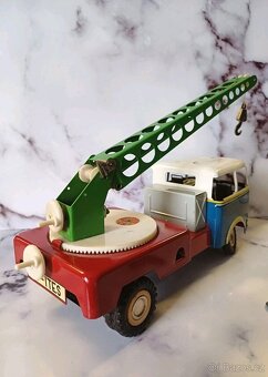 ITES Model auta Škoda 706 RT Jeřábový vůz na klíček TOP - 18