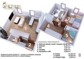 Prodej, byt 3+kk, 63 m², Kaštanová, Milovice, okr. Nymburk - 18