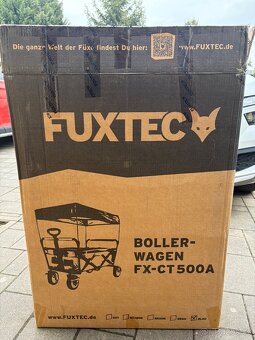 Skládací vozík se stříškou Fuxtec - 18