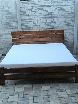 Prodám manželskou postel + Matrací 180cm x 200cm - 18