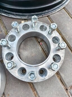 Alu kola Hummer H2 a vymezovací podložky - 18