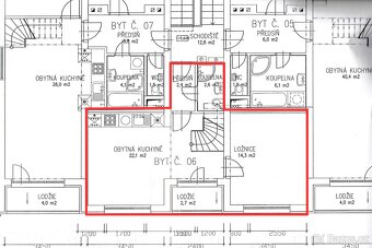 Atypický mezonetový 3+kk s výhledem, 62 m2, Hostivice - 18