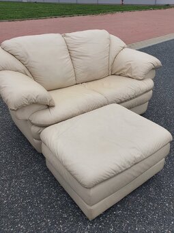 luxusní KOŽENÁ sedačka – DOPRAVA - 18