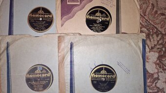 Šelakové gramofonové desky - 25 cm - 18