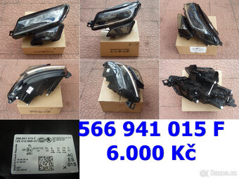 Škoda Kodiaq orig světlo lampa 566941015F 565945207A - 18