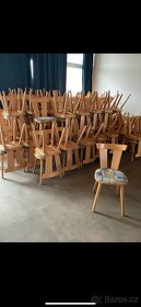 100ks Zánovní bukové židle KASON Restaurační Profi Gastro - 18