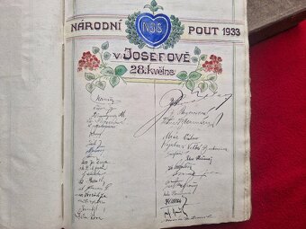 Pametni kniha Narodni Pouti v Josefove. Extremne vzacna zale - 18