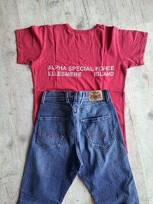 Sada REPLAY - rifle, tričko, mikina, tepláky - 146/158 - 18