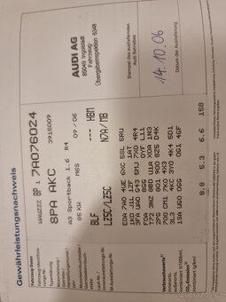 A3 sportback 1.6fsi najeto 163tis - 18