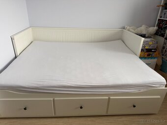 IKEA HEMNES rozkládací postel + 2 matrace + topper - 18