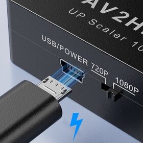 VHS ,DVD převodník z cinch výstupu do HDMI vstupu - 18