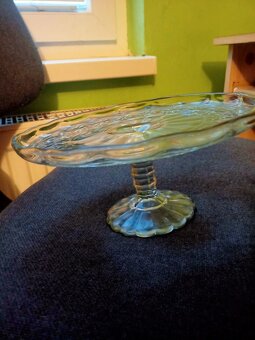 Staré sklo- karfa, misky, sklenice... - 18