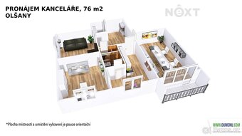 Pronájem byt 3+1, 76㎡ - 18