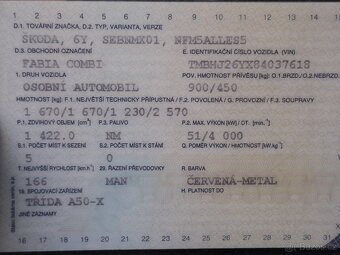 Škoda Fabia Combi 1.4 TDI - Na náhradní díly - 18