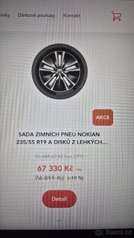 Volvo XC90 XC60 alu kola disky a pneu zimní - 18
