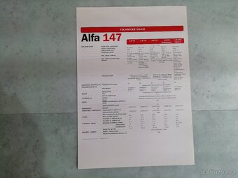Alfa Romeo 147 CZ katalogy a ceník - doprava v ceně - 18