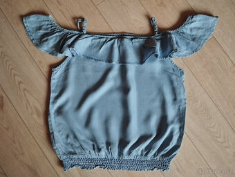 Červené,zelenkavé tričko,halenky,šaty vel.170-176//14-15 let - 18