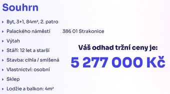 Prodej bytu 3+1 92 m² Palackého náměstí, Strakonice - 18