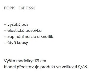 DÁM-N82_Těhotenské černé rifle (vel. 42) - 18