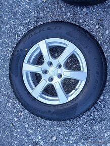 Pěkná zimní orig alu kola Mitsubishi ASX 215/65/16 vzorek 8m - 18