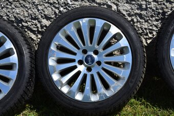 Alu kola 5x108 R17 - originál FORD (zánovní zimní pneu 9 mm) - 18