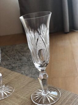 broušené sklo 50 let staré Bohemia glass - 18