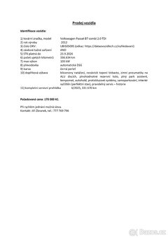 VW Passat B7 variant 2.0 TDI automat - 18