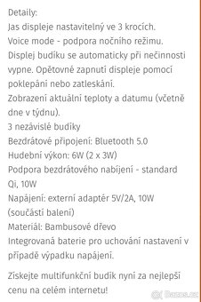 E-12_Budík s bezdrátovým nabíjením pro telefony - 18