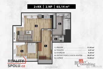 Prodej, byty/2+kk, 65.14 m2, 46601 Jablonec nad Nisou, Jablo - 18