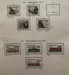 Prodám album známek - filatelia, sbírka ČSSR 1980-1992 - 18
