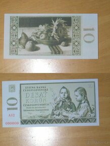 RU,ČSSR , ČSR- nevydanné bankovky , návrhy oboustranná kopie - 18
