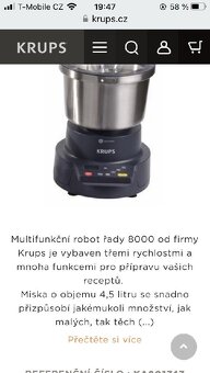 Kuchyňský obot Krups  KA 801 - 18