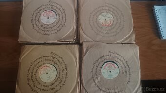 Šelakové gramofonové desky cca 500ks - 18