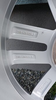Alu kola 5x100 r17 originál vw polo letní pneu - 18