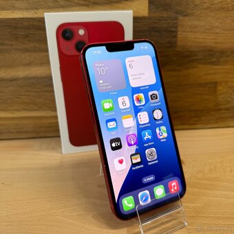 iPhone 13 128GB, červený, 100% baterie (rok záruka) - 18