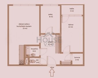 Prodej bytu 3+kk, 60 m2, Praha 4 - Chodov., ev.č. 00760 - 18